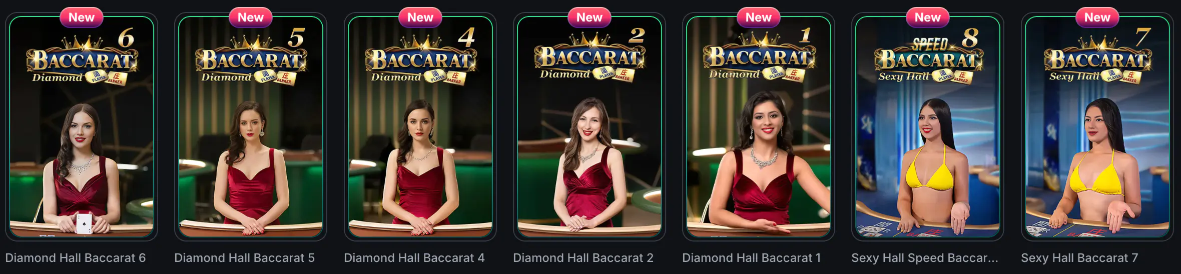 baccarat and dice